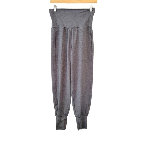 Aerie Gray High Waist Jogger Pants Size Small Harem Loungewear - Picture 1 of 7